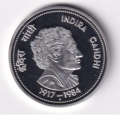 Antique collection 10000 Rupee Collective Memorial Token (Indira Gandhi - 1917-1984) Medieval Coin Collection(1 Coins)