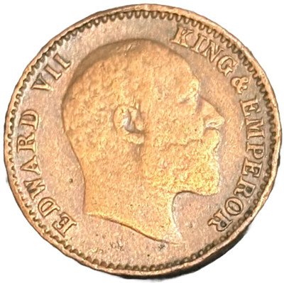 NUMISG 1904 Most Rare 1/12 Anna Edward VII British India Medieval Coin Collection(1 Coins)