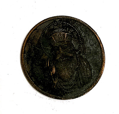 NISARA COLLECTIBLES Uk Half anna EIC with Lord Gurunanak dev 1818 Ancient Coin Collection(1 Coins)