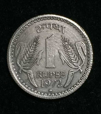 Vkcoins 1972 ONE RUPEES INDIA BIG SIZE RARE COIN Modern Coin Collection(1 Coins)