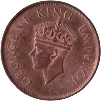 rbf GEORGE VI KING EMPEROR INDIA 1940 ONE QUARTER ANNA 10 COIN Medieval Coin Collection(10 Coins)
