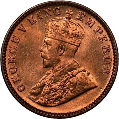 GuptaCoins ¼ Anna Coin George V (1912-1936 Medieval Coin Collection(1 Coins)