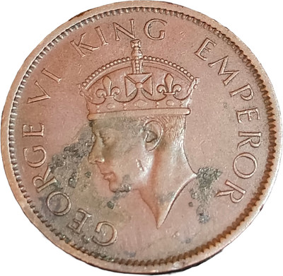 ANTIQUEWAY X Rare Mule 1939 Quarter Anna Mature/2nd Head George VI British India Medieval Coin Collection(1 Coins)