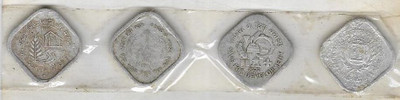 A1 International India 5 Paise 4 Different Commemorative Coins Lot Medieval Coin Collection(4 Coins)