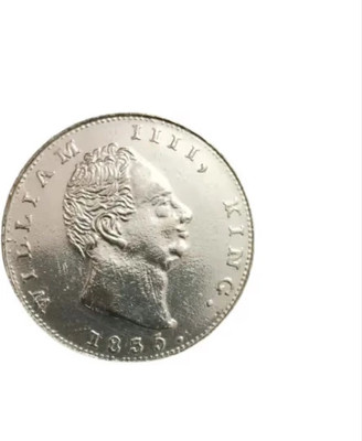 Hop n Shop William Two Mohurs Silver Plated 1 Numismatic Coins Medieval Coin Collection(1 Coins)