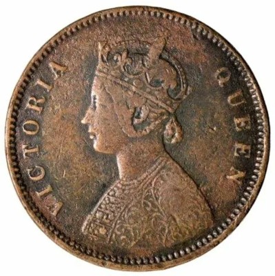 oldcoin 1876 Half Anna Victoria Queen Medieval Coin Collection(1 Coins)