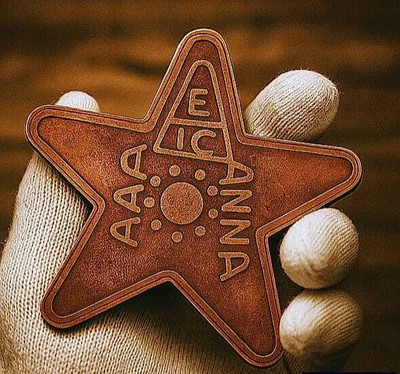 Vkcoins 1616 LIBBO EIC 1 ANNA (WEIGHT 86 GRAM) EXTREMELY RARE BEAUTIFUL STAR COIN Modern Coin Collection(1 Coins)