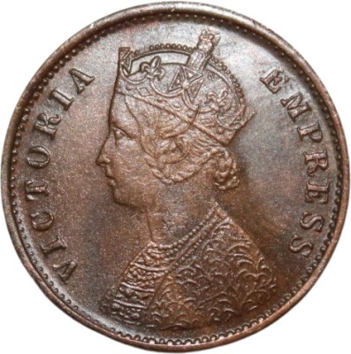 Prideindia 1 Quarter Anna (1877) Victoria Empress British India Old and Rare Coin Ancient Coin Collection(1 Coins)