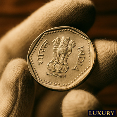 Luxury Rare 1 Rupee, Both Side Same Error - Small Issue old Fancy Most Demanded India Medieval Coin Collection(1 Coins)