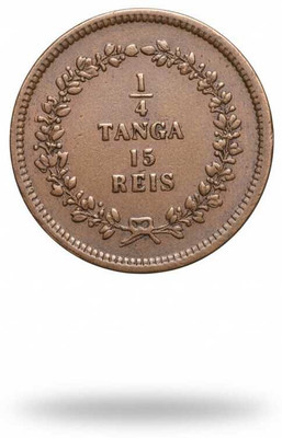Vkcoins India, Portuguese ¼ Tanga- Charles I, Rare Old Modern Coin Collection(1 Coins)