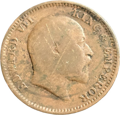 NUMISG 1905 Quarter Anna Edward VII X Rare British India Medieval Coin Collection(1 Coins)