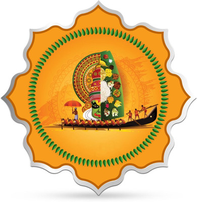 SILVIYA BIS Hallmarked Onam Festival Special 999 Pure Silver Coin Lotus Shape 10 Gm S 999 10 g Silver Coin