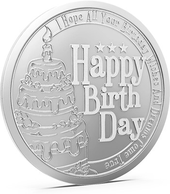 Aspect Bullion & Refinery Happy Birthday S 999 10 g Silver Coin
