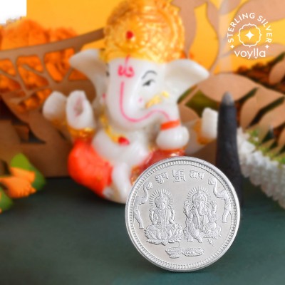 Voylla Laxmi Ganesh S 999 10 gm Silver Coin