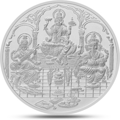 P.N.Gadgil Jewellers Trimurti Shree S 999 50 g Silver Coin