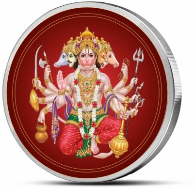DA Jewels MOHUR Hanuman Coloured Coin S 999 10 g Silver Coin