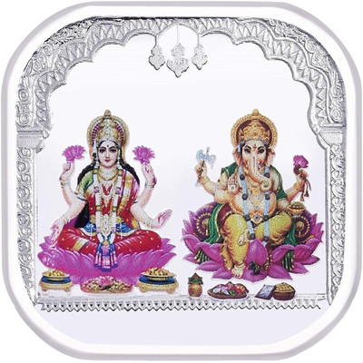 LVA CREATIONS 10 GM laxmi ganesh ji Coin for happy birthday & happy anniversary.Festive gift pack for pooja & Dhanteras diwali. 10 gram lakshmi ganesh ji silver coin S 999 10 g Silver Coin