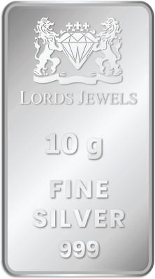 LORDS JEWELS Banyan Tree BIS Hallmarked & Approved Purity - Save For The Future S 999 10 g Silver Bar