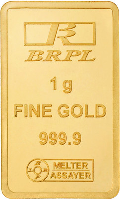 Bangalore Refinery 1g Gold Bar 24 (9999) K 1 g Gold Bar