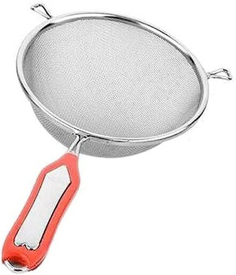Radharani EnterPrises Soup Strainer Collapsible Strainer(Red Pack of 1)