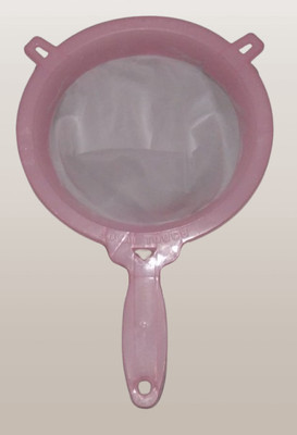 Winslow Net Milk Water Strainer Garani Plastic Filter Mesh Nylon Milkcan Fitted Collapsible Strainer(Pink Pack of 1)