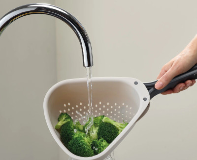OPINA Collapsible Kitchen Colander – Foldable, Space-Saving Strainer for Fruits & Veg Collapsible Colander(Multicolor Pack of 1)