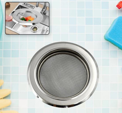 Mystte Kitchen Sink Stainless Steel Pop-Up Strainer(8 cm Set of 1)