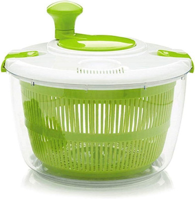 JANCOM Lettuce Spinner Vegetable Washer Dryer Strainer(Green Pack of 1)