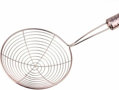 Jam stainless steel drain strainer mesh basket diameter Strainer(Silver Pack of 1)