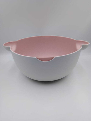 Downtown Celebrations Big Vegetable drain basket | Colander Nesting Strainer Bowl Set Colander(Pink Pack of 1)