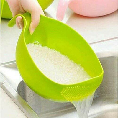 Durga Enterprises Rice Bowl Colander(Multicolor Pack of 1)