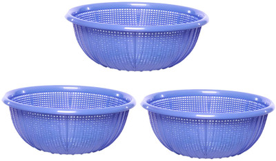 PARASH best quality Sieve colander Strainer(Multicolor Pack of 3)