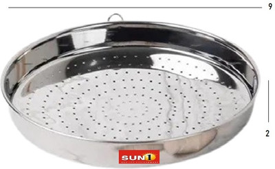 sun1 Sun1-Stainless Steel Round Shape Strainer(Multi Grain Strainer-9x3) Strainer(Silver)