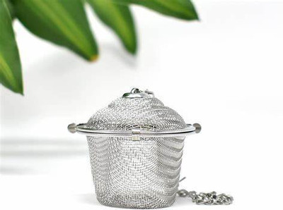 YUVAAN stainless steel tea infuser for multipurpose use Strainer(Silver, Steel Pack of 1)