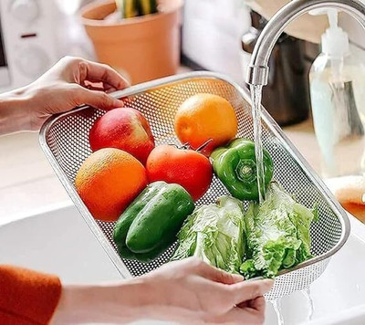 Lufarp Collapsible Strainer(Multicolor Pack of 1)