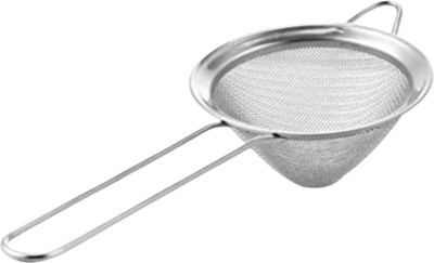 Jaity Stainless Steel Conical Shape Bar Strainer, Food Strainer, Mash Strainer Strainer(Silver Pack of 1)