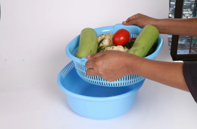 Sukhson India Colander(Blue Pack of 1)