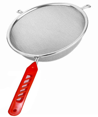 Aric Stainless Steel Soup & Juice Strainer for Kitchen use Soup Strainer Collapsible Colander(Silver Pack of 1)