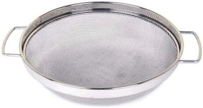 nemi Stainless Steel Heavy Duty Puran Jali/Multi-Purpose Strainer Colander(Steel Pack of 1)