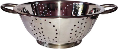 SR GLOBAL SR Global Stainless Steel round Colander(Silver Pack of 1)