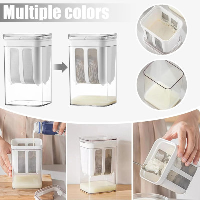 koktailkitchen Yogurt Strainer white collapsible and BPA Free Collapsible Strainer 13 Collapsible Strainer(White Pack of 1)