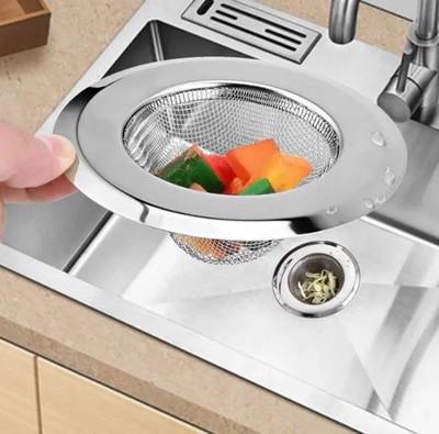 Gree9 Store Kitchen Sink Stainless Steel Pop-Up Strainer(4 cm Set of 2)