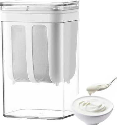 ActrovaX Yogurt Filter Food Strainer Whey Separation Cheese Moisture Seperator Collapsible Strainer(White Pack of 1)