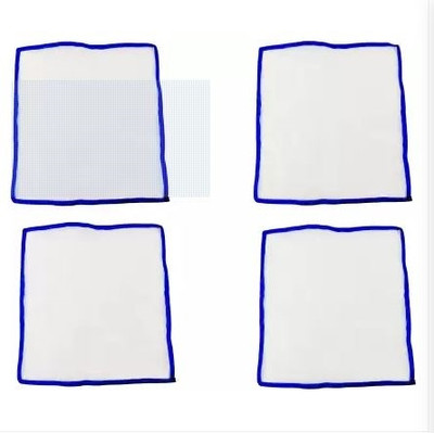 SSK Collapsible Strainer(White, Blue Pack of 4)
