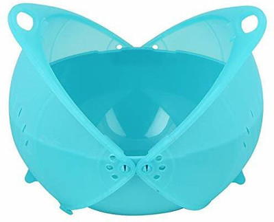 RADHAATEXTILE Collapsible Colander(Blue Pack of 1)
