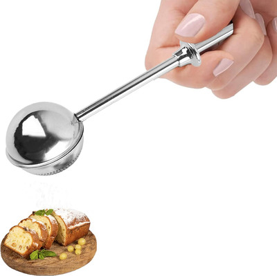ZOMBULA Stainless Steel Spices Sugar Strainer Steeper Tea Balls Strainer(Silver Pack of 1)