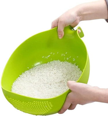 raj enterprises Collapsible Colander(Green)