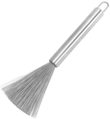 HM EVOTEK Dishes Scrub Brush, Steel Scrubbers for Cleaning Dishes with Steel Handle K2 Stainless Steel Scrub(Medium)