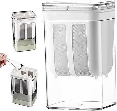 koktailkitchen Yogurt Strainer white collapsible and BPA Free Collapsible Strainer 10 Collapsible Strainer(White Pack of 1)