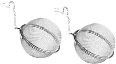 Haleness Care Stainless Steel Green Tea Infuser with Handle - Easy to Clean and Reusable Collapsible Strainer(Silver Pack of 1)